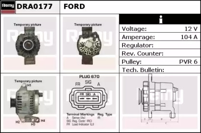 Генератор REMY DRA0177