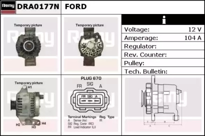 Генератор REMY DRA0177N