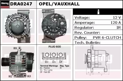 Генератор REMY DRA0247
