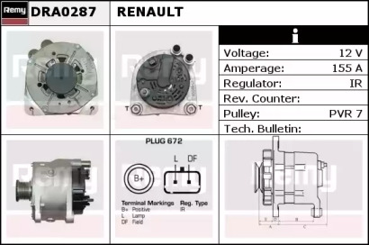 Генератор REMY DRA0287