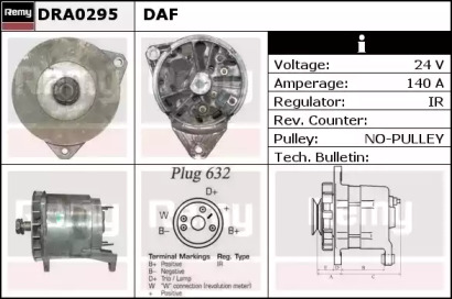 Генератор REMY DRA0295