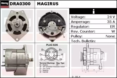 Генератор REMY DRA0300