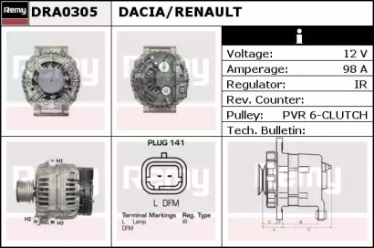 Генератор REMY DRA0305