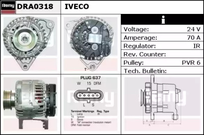 Генератор REMY DRA0318