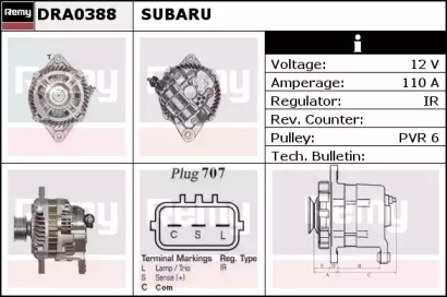 Генератор REMY DRA0388