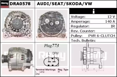 Генератор REMY DRA0578