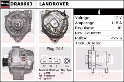 Генератор REMY DRA0663