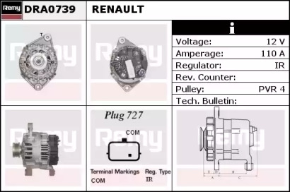 Генератор REMY DRA0739