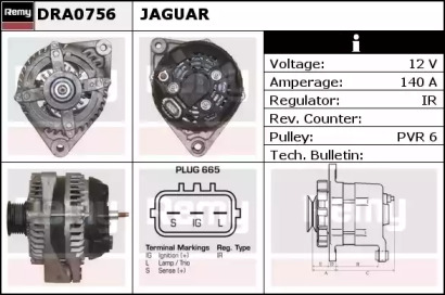 Генератор REMY DRA0756