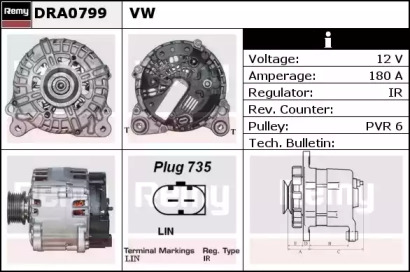 Генератор REMY DRA0799