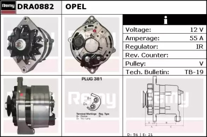 Генератор REMY DRA0882