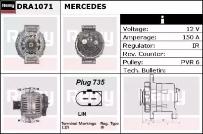 Генератор REMY DRA1071