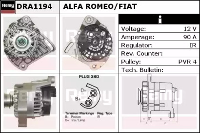 Генератор REMY DRA1194