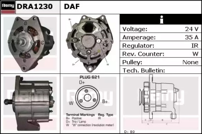 Генератор REMY DRA1230