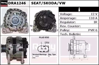 Генератор REMY DRA1246