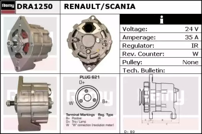 Генератор REMY DRA1250