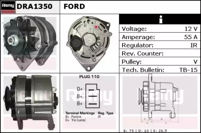 Генератор REMY DRA1350