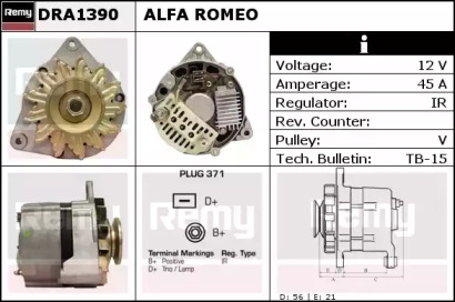 Генератор REMY DRA1390