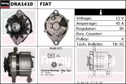 Генератор REMY DRA1410