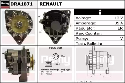 Генератор REMY DRA1871