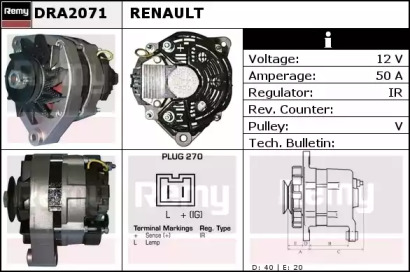 Генератор REMY DRA2071