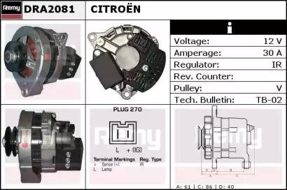 Генератор REMY DRA2081