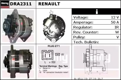 Генератор REMY DRA2311