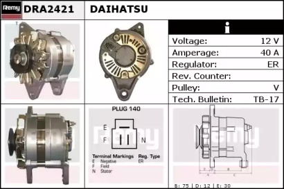 Генератор REMY DRA2421