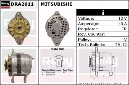 Генератор REMY DRA2611