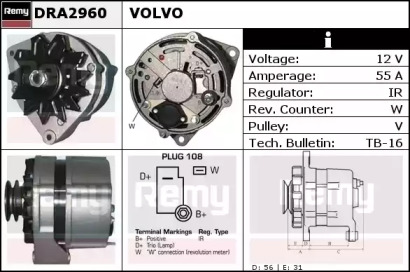Генератор REMY DRA2960
