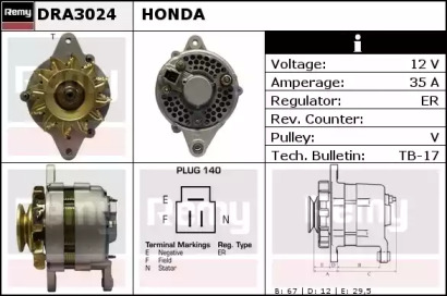 Генератор REMY DRA3024