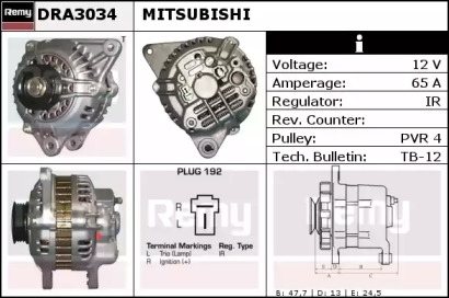 Генератор REMY DRA3034