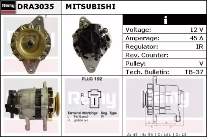 Генератор REMY DRA3035