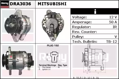 Генератор REMY DRA3036