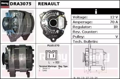 Генератор REMY DRA3075