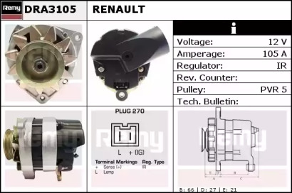 Генератор REMY DRA3105