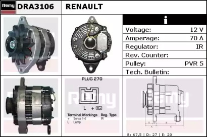 Генератор REMY DRA3106