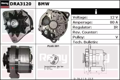 Генератор REMY DRA3120