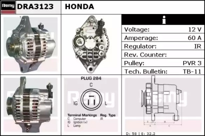 Генератор REMY DRA3123