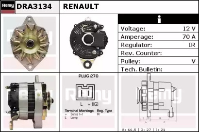 Генератор REMY DRA3134