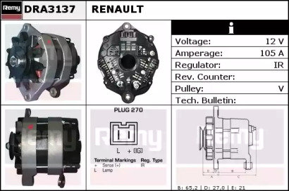 Генератор REMY DRA3137