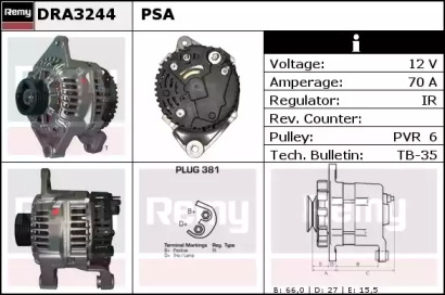 Генератор REMY DRA3244