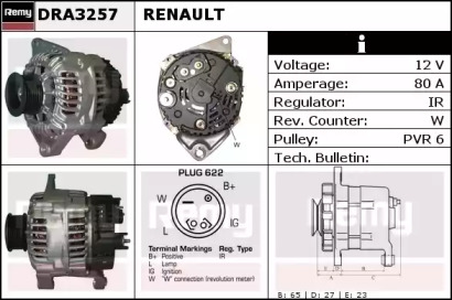 Генератор REMY DRA3257