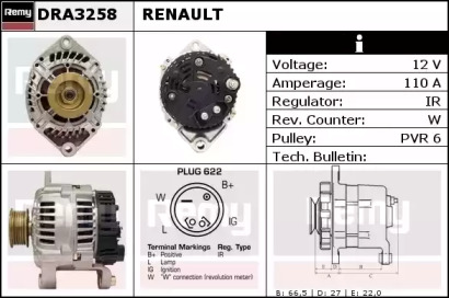 Генератор REMY DRA3258