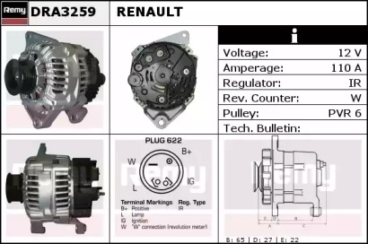 Генератор REMY DRA3259