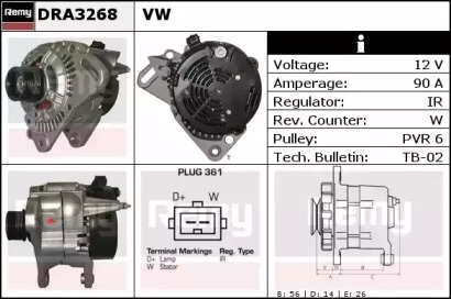 Генератор REMY DRA3268