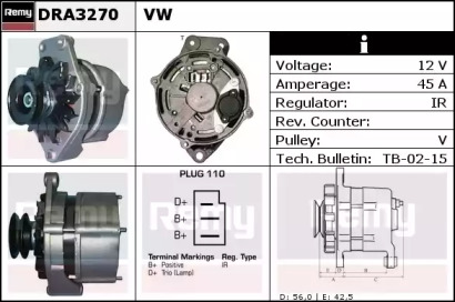 Генератор REMY DRA3270