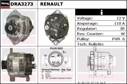 Генератор REMY DRA3273