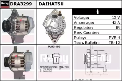 Генератор REMY DRA3299