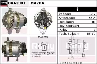 Генератор REMY DRA3307